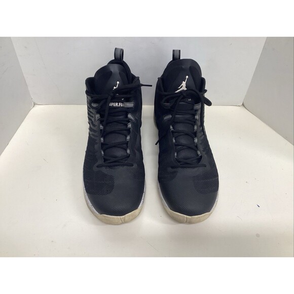 Nike air Jordan super fly 5 men’s 12.5 844691-040 black - Picture 1 of 11
